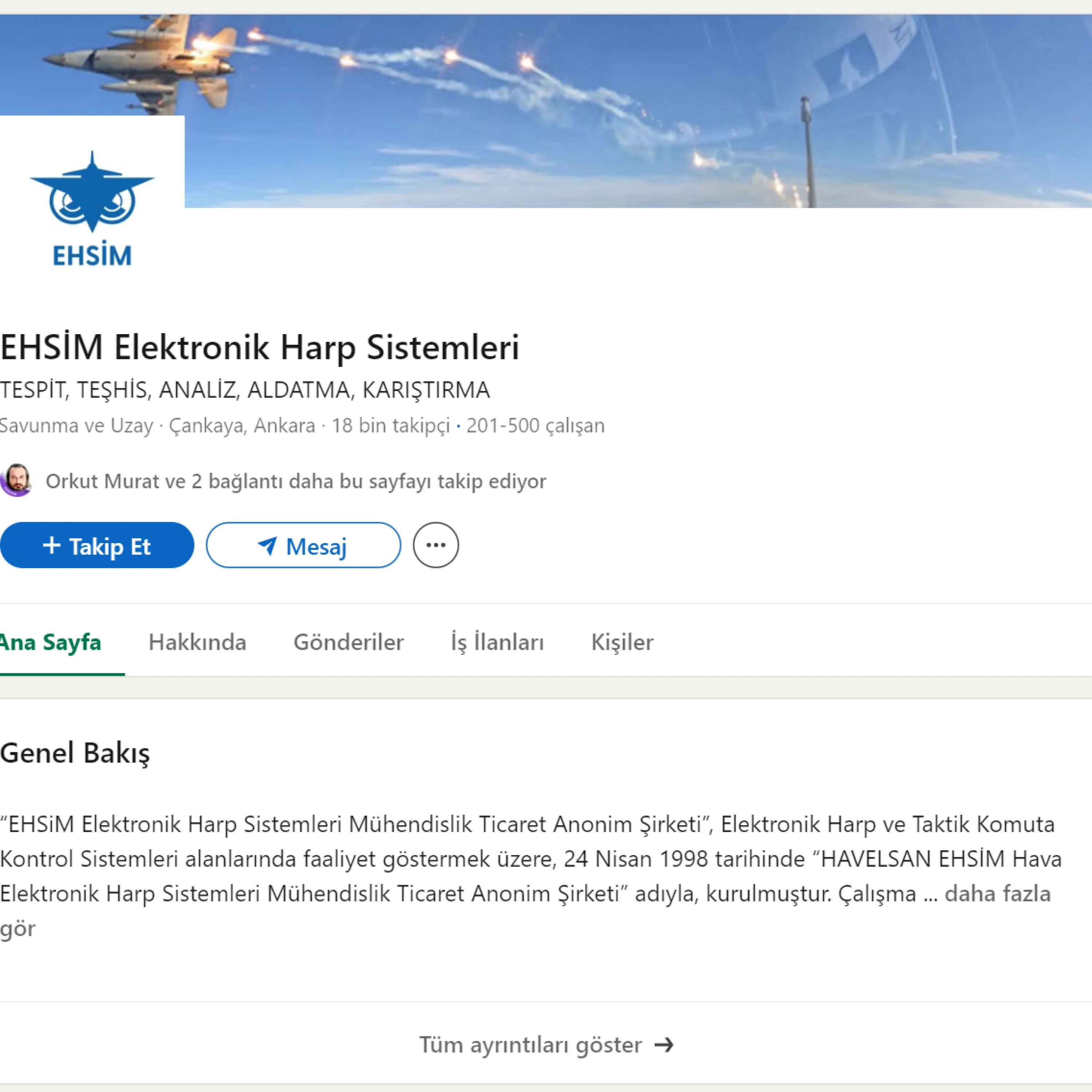 EHSİM linkedin